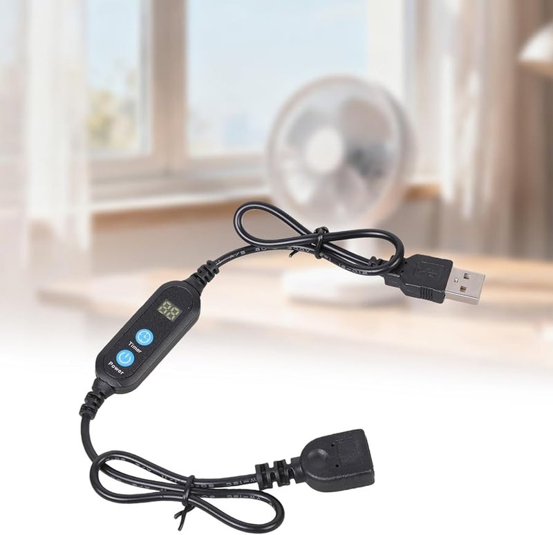 مؤقت USB للتبديل لمدة 24 ساعة مع تحكم بالعد التنازلي لمروحة أحواض الأسماك وأضواء LED وجهاز توفير الطاقة - Image 3